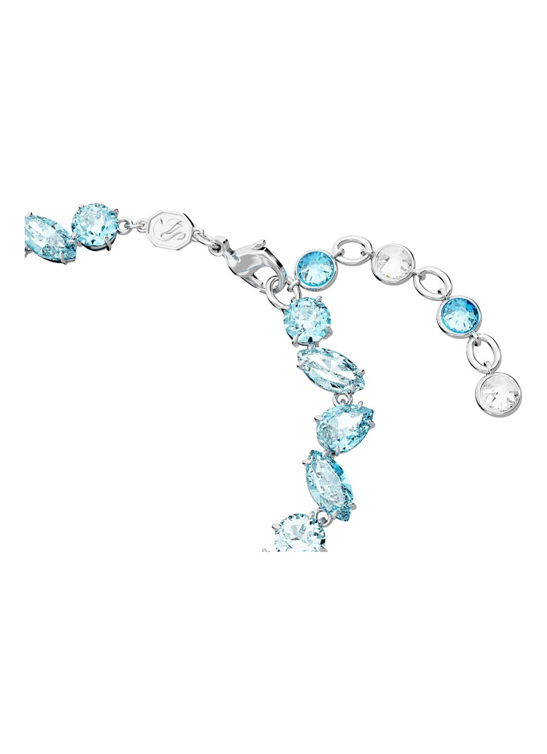 Swarovski Gema armband met kristal - detail 2 blauw