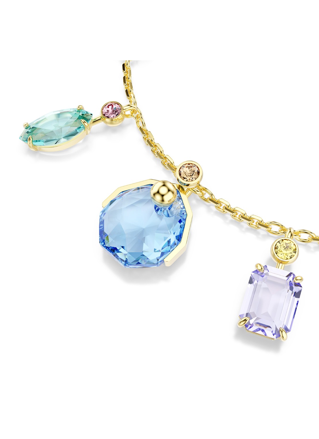 Swarovski Gema armband met kristal - detail 4 goud