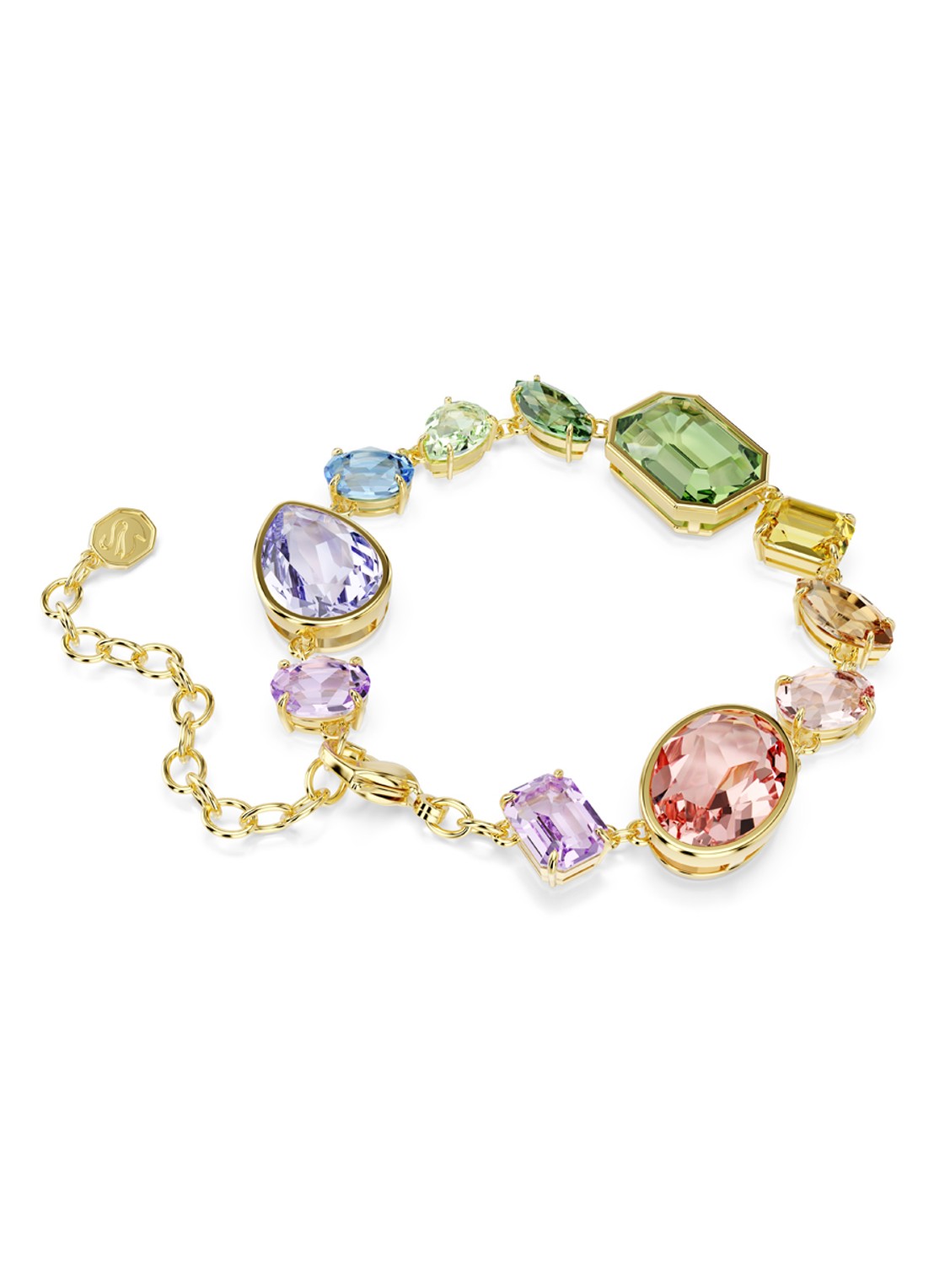 Swarovski Gema armband met kristal  - detail 4 goud