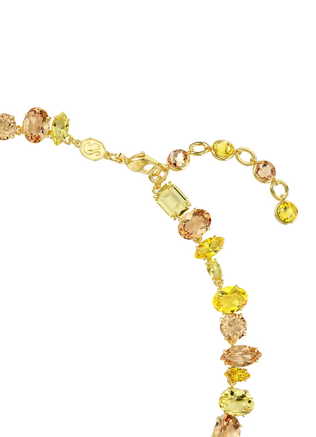Swarovski Gema armband met kristal - detail 2 geel