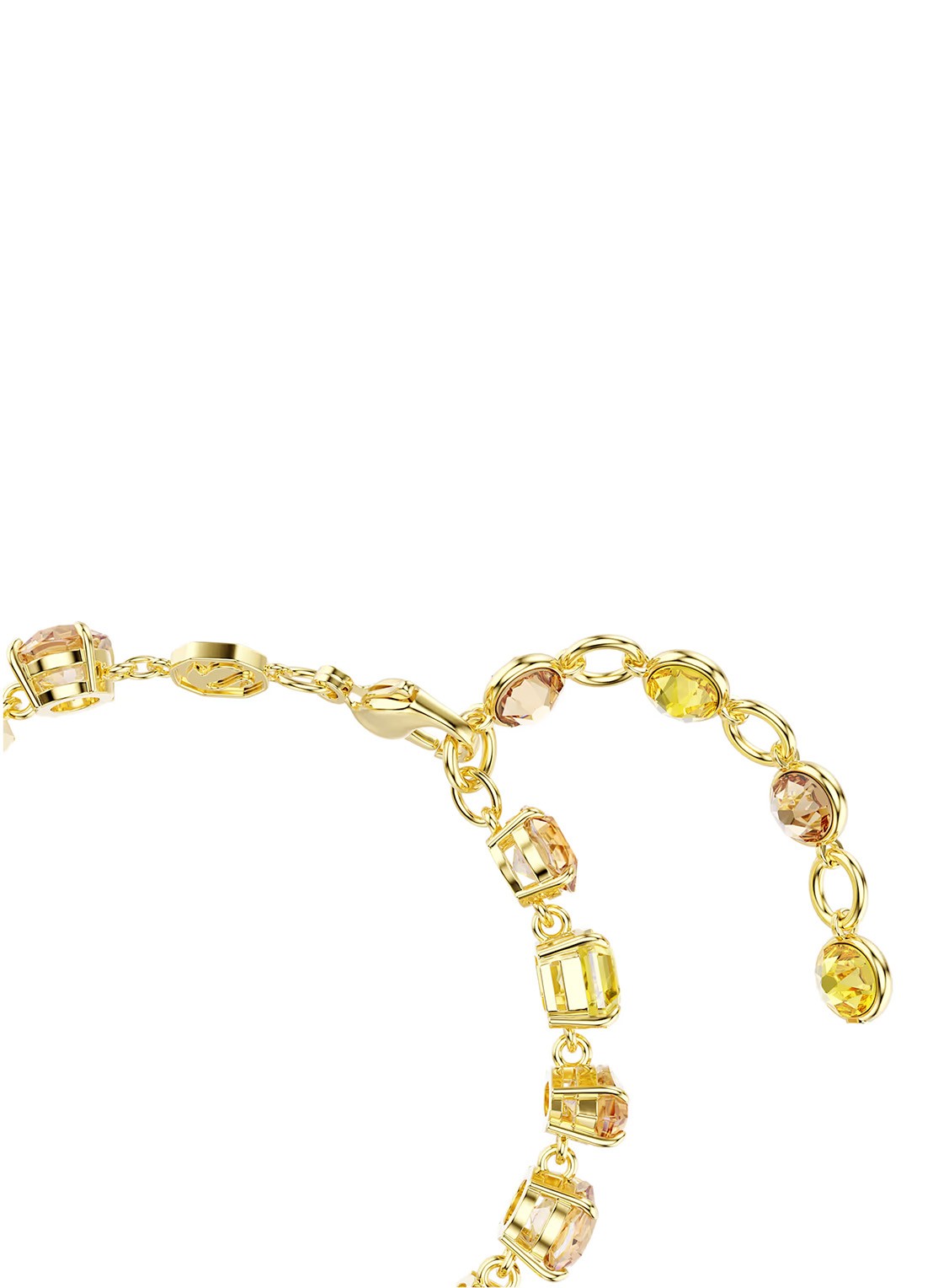 Swarovski Gema armband met kristal - detail 3 geel