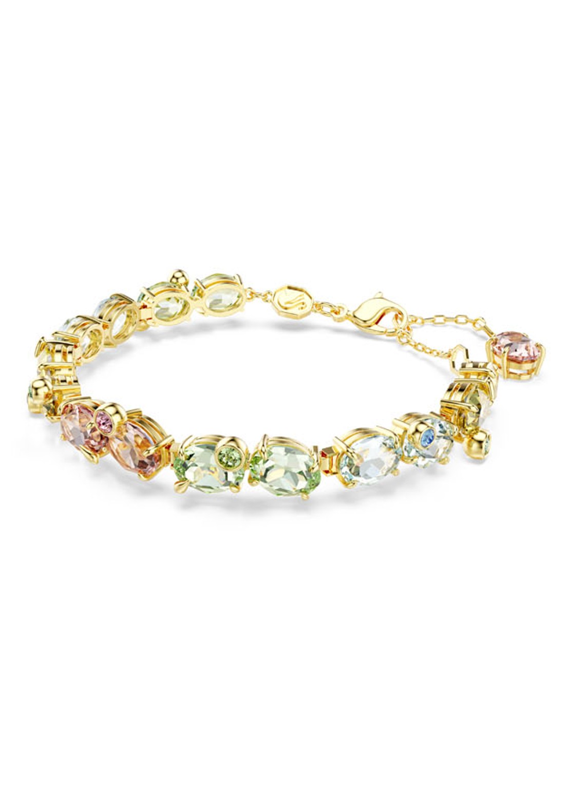 Swarovski Gema armband verguld M  - detail 2 goud