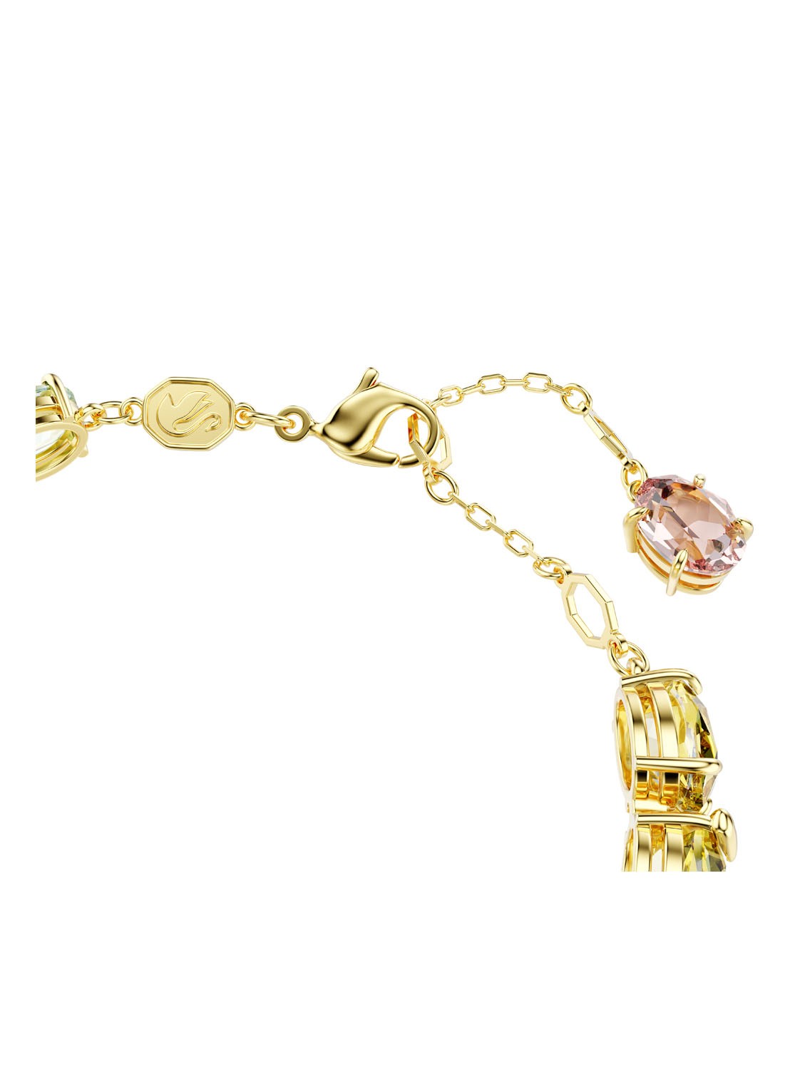 Swarovski Gema armband verguld M  - detail 3 goud