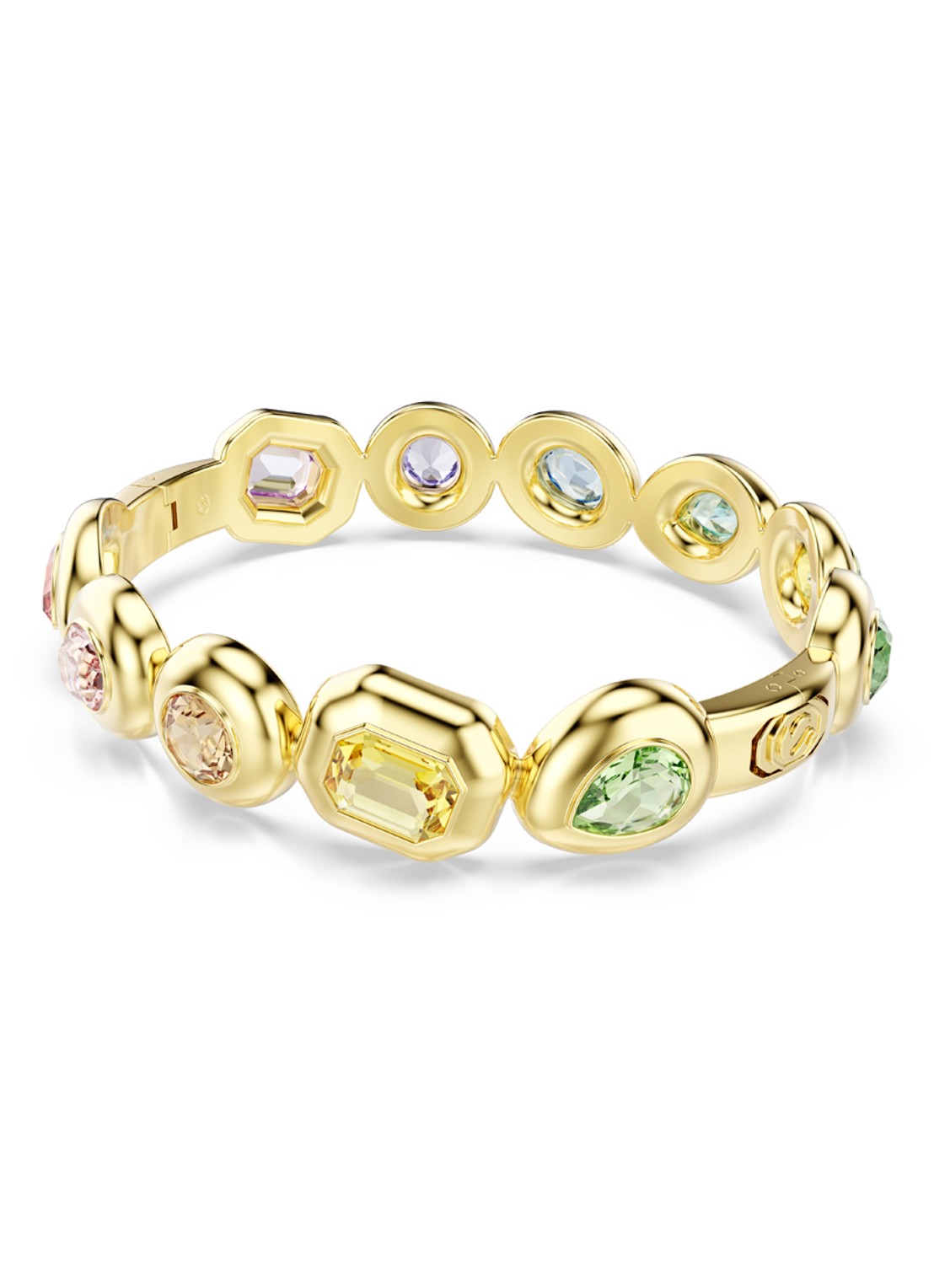 Swarovski Gema bangle verguld L  - detail 4 goud