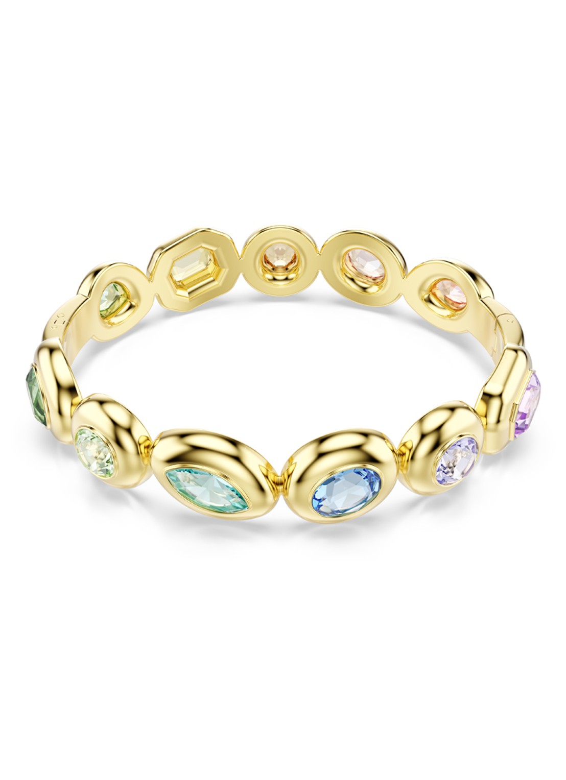 Swarovski Gema bangle verguld L  - voorkant 5 goud