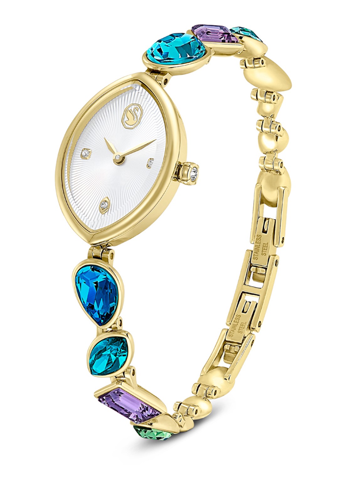 Swarovski Gema horloge 5749569 - detail goud
