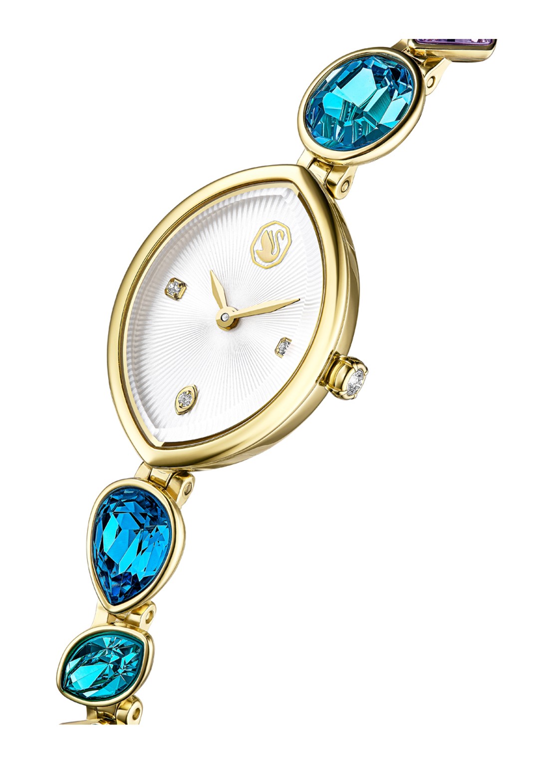 Swarovski Gema horloge 5749569 - detail 3 goud