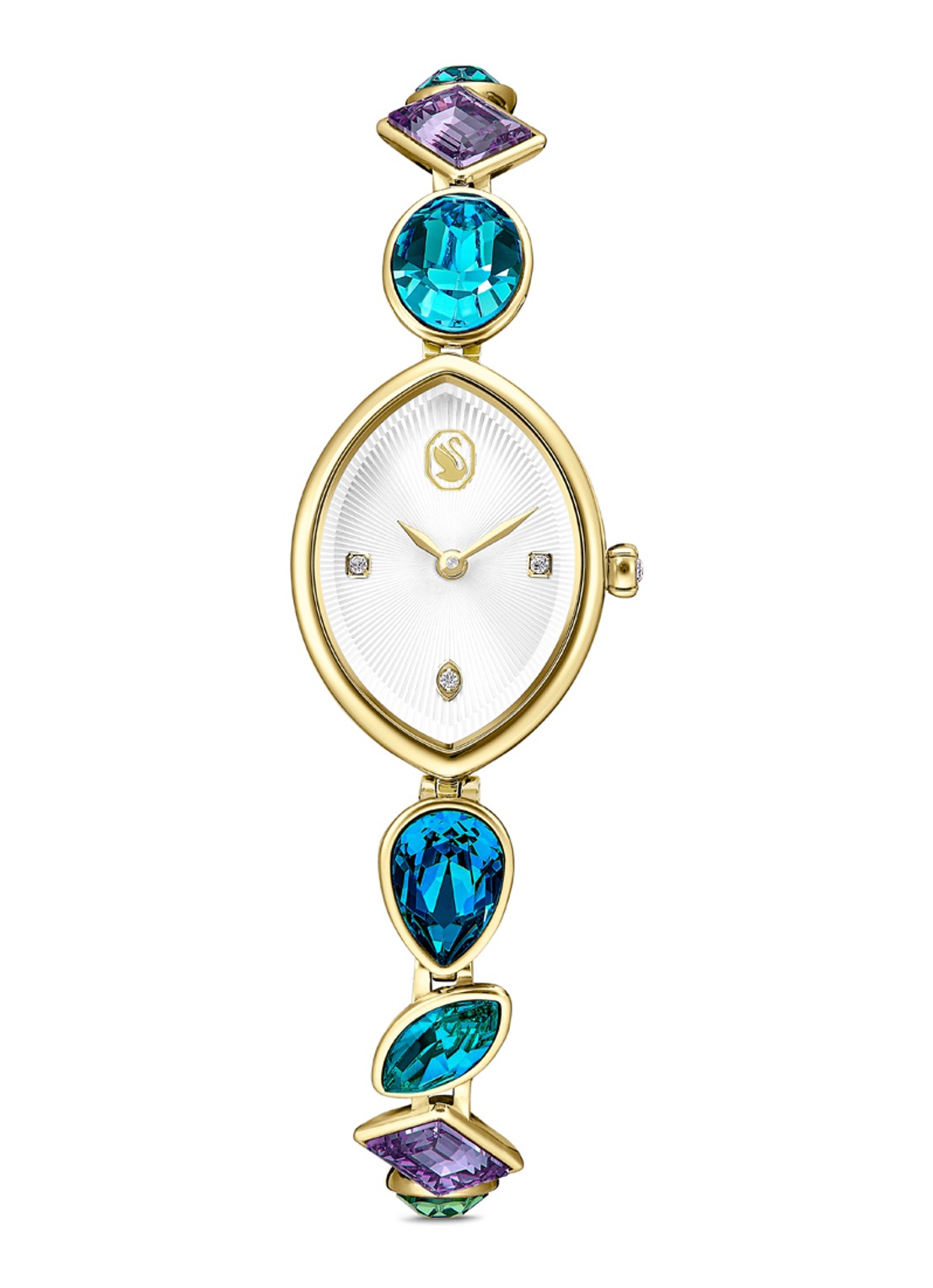 Swarovski Gema horloge 5749569 - voorkant 6 goud