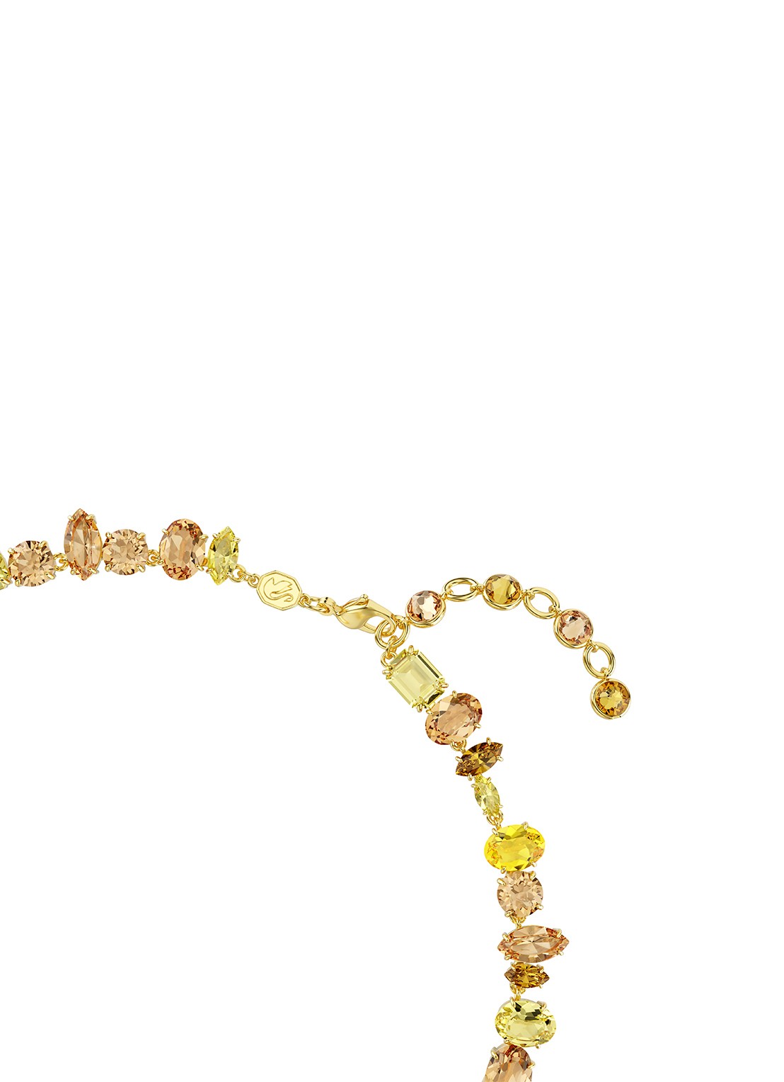 Swarovski Gema ketting met kristal - detail 2 goud