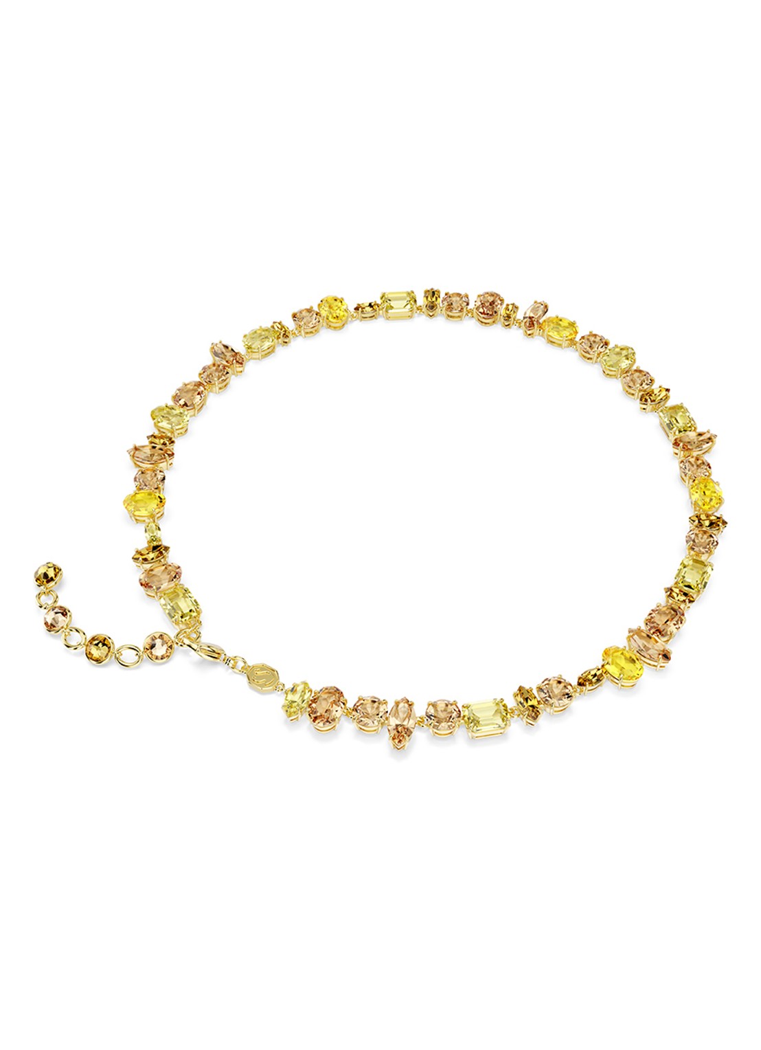 Swarovski Gema ketting met kristal - detail 4 goud