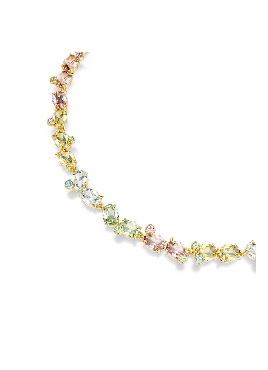 Swarovski Gema ketting verguld  - detail 3 goud