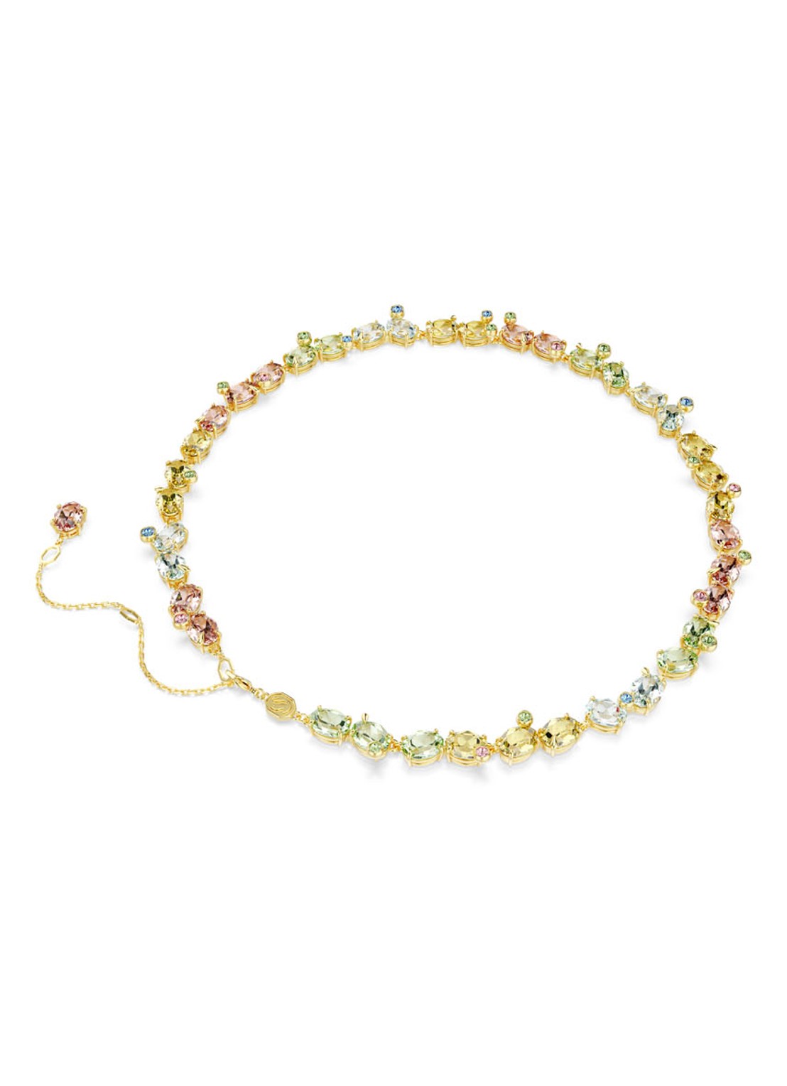 Swarovski Gema ketting verguld  - detail 4 goud