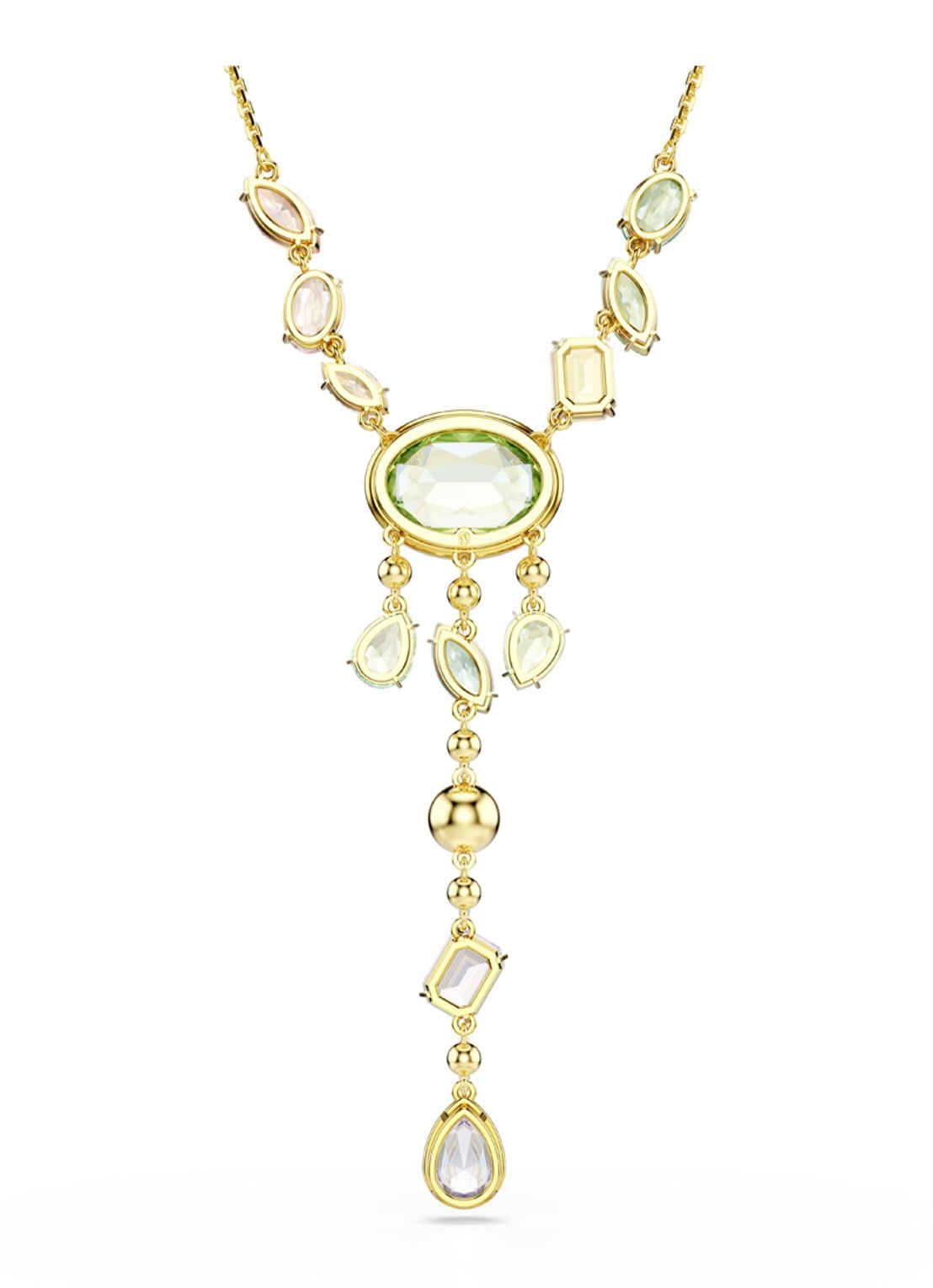 Swarovski Gema ketting verguld - detail 5 goud
