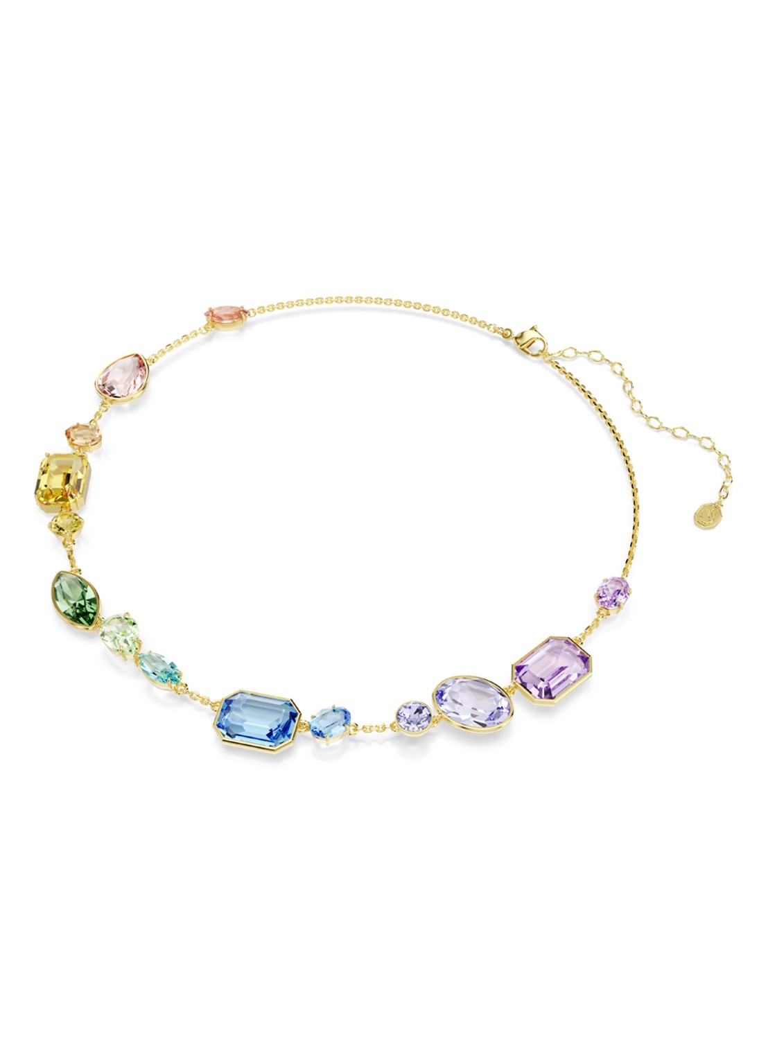 Swarovski Gema ketting verguld  - detail 2 goud