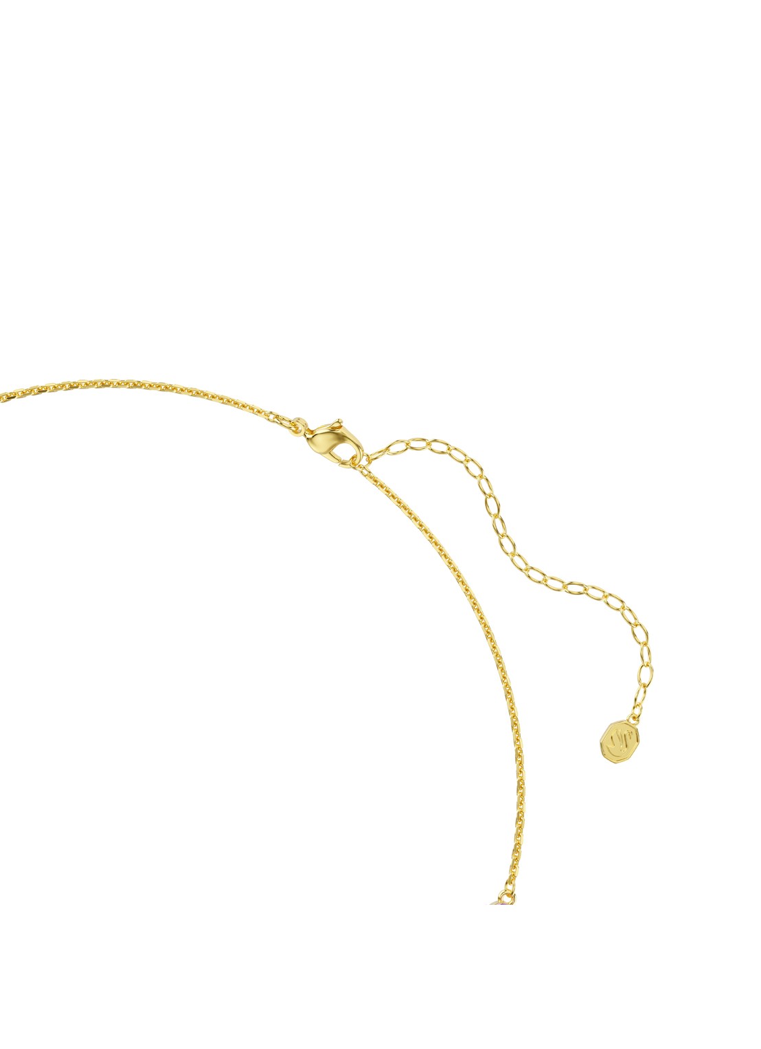 Swarovski Gema ketting verguld  - detail 3 goud