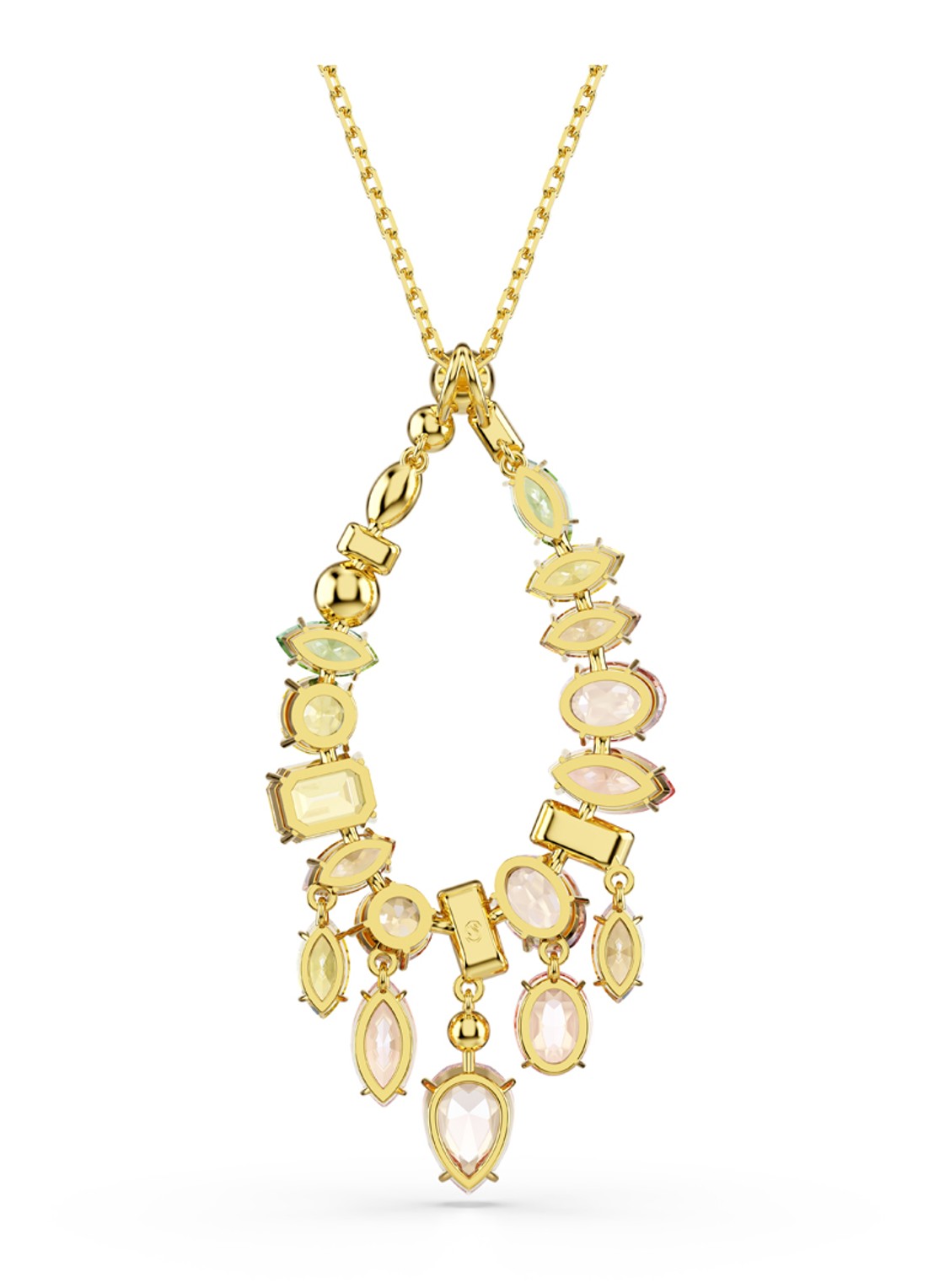 Swarovski Gema ketting verguld - detail 4 goud