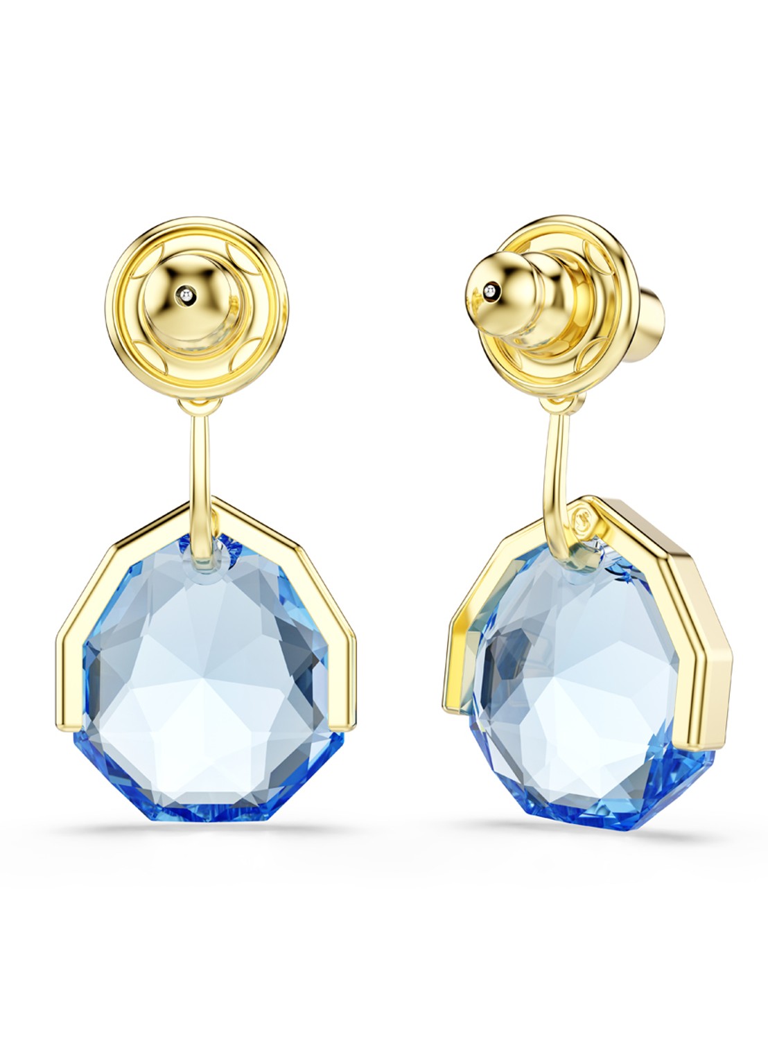 Swarovski Gema oorstekers verguld  - detail 4 goud