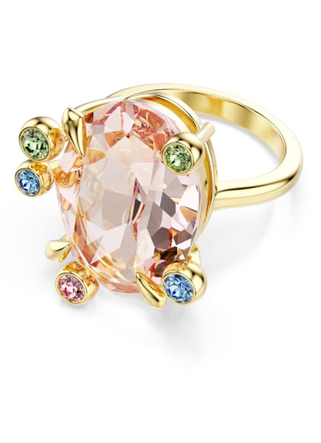 Swarovski Gema ring set van 3 50 - detail 6 goud