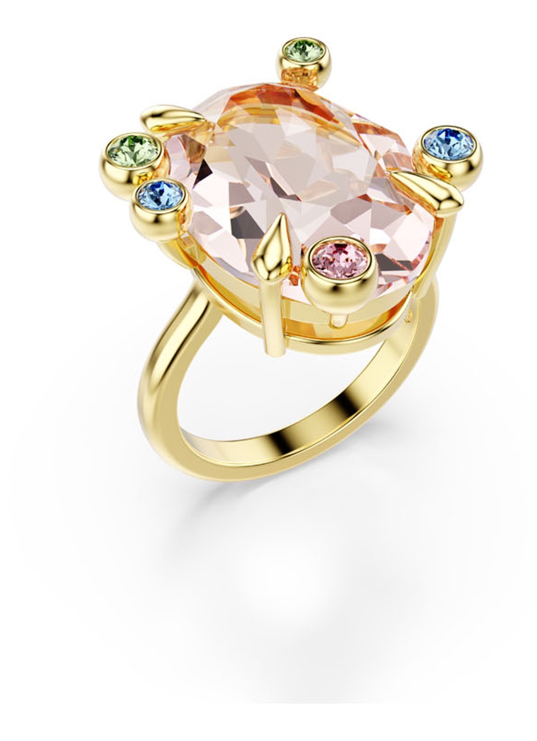 Swarovski Gema ring set van 3 60  - detail 2 goud