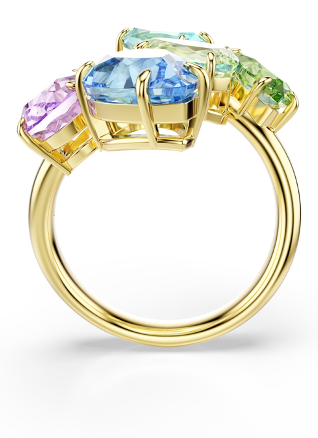 Swarovski Gema ring verguld 58 - detail 3 goud