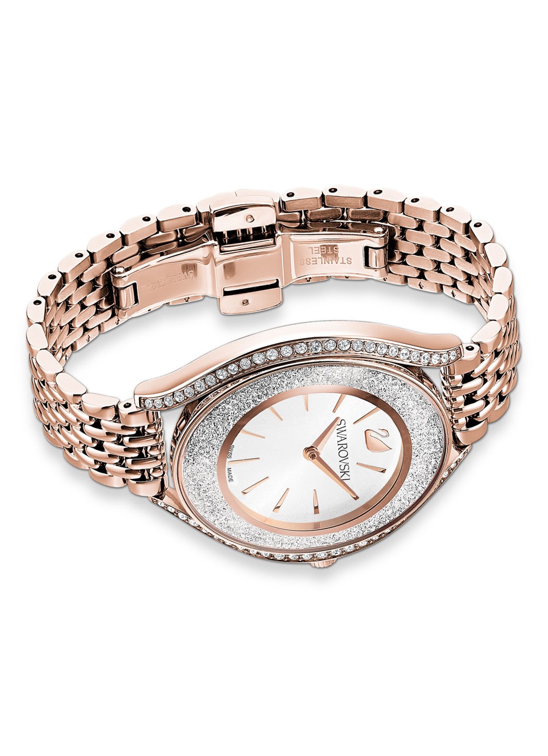 Swarovski Horloge met kristal 5519459 - detail 3 roségoud