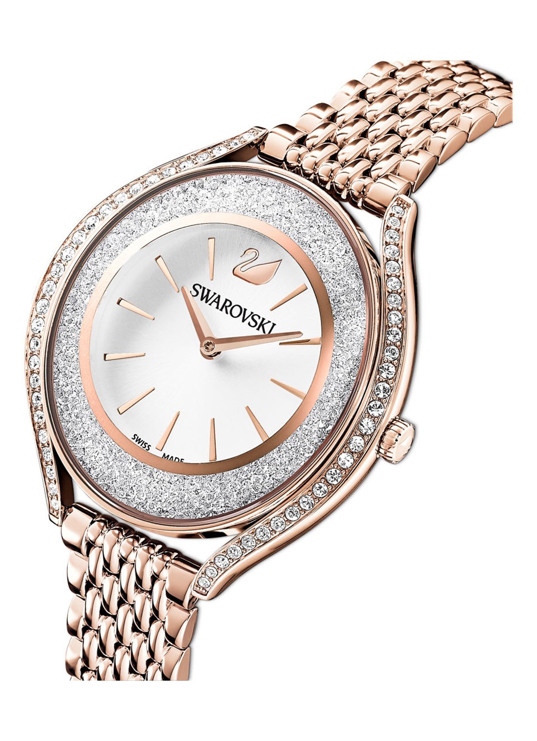 Swarovski Horloge met kristal 5519459 - voorkant 2 roségoud