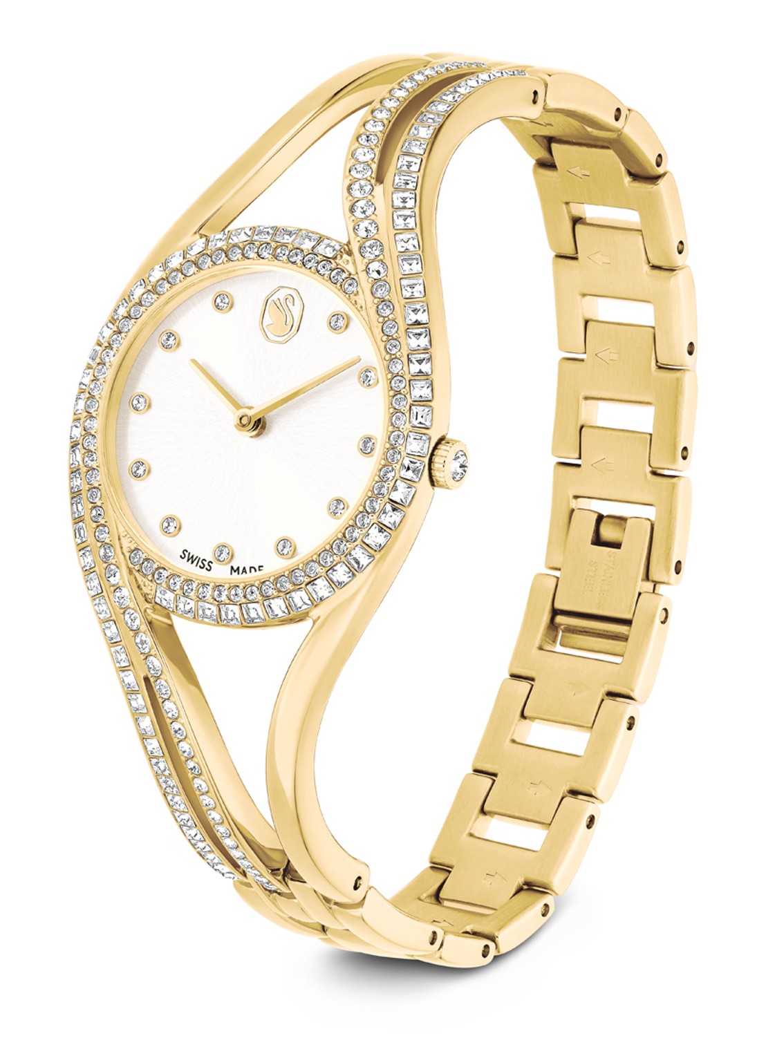 Swarovski Hyperbola horloge 5754534  - detail 2 goud