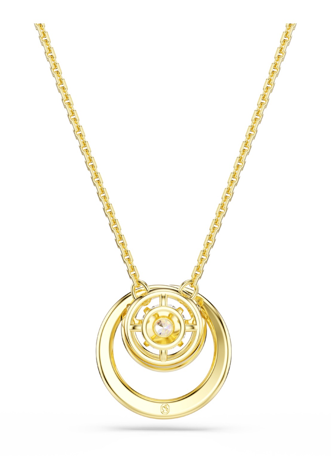 Swarovski Hyperbola ketting met kristal  - detail 5 goud