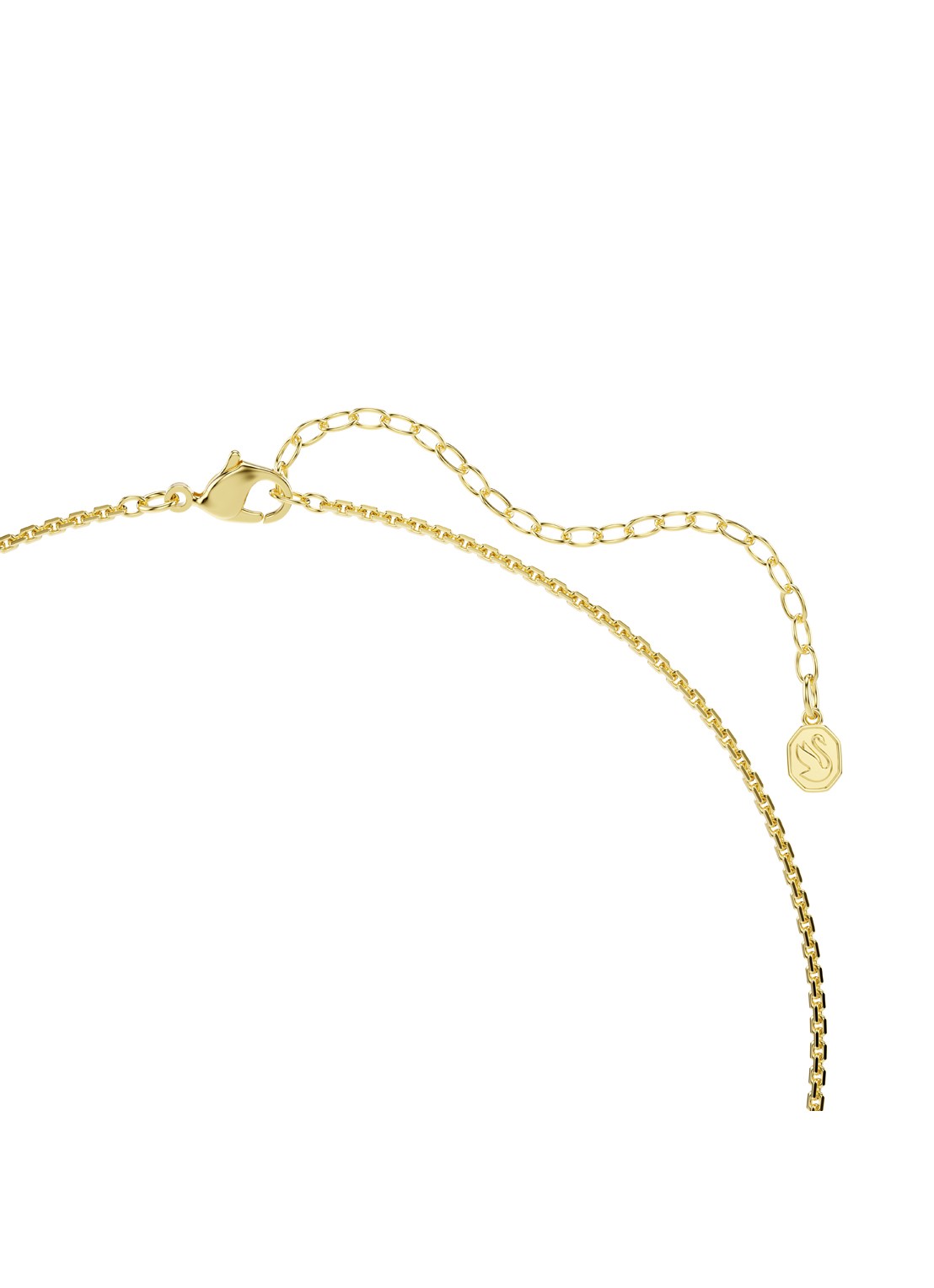 Swarovski Hyperbola ketting met kristal - detail 4 goud