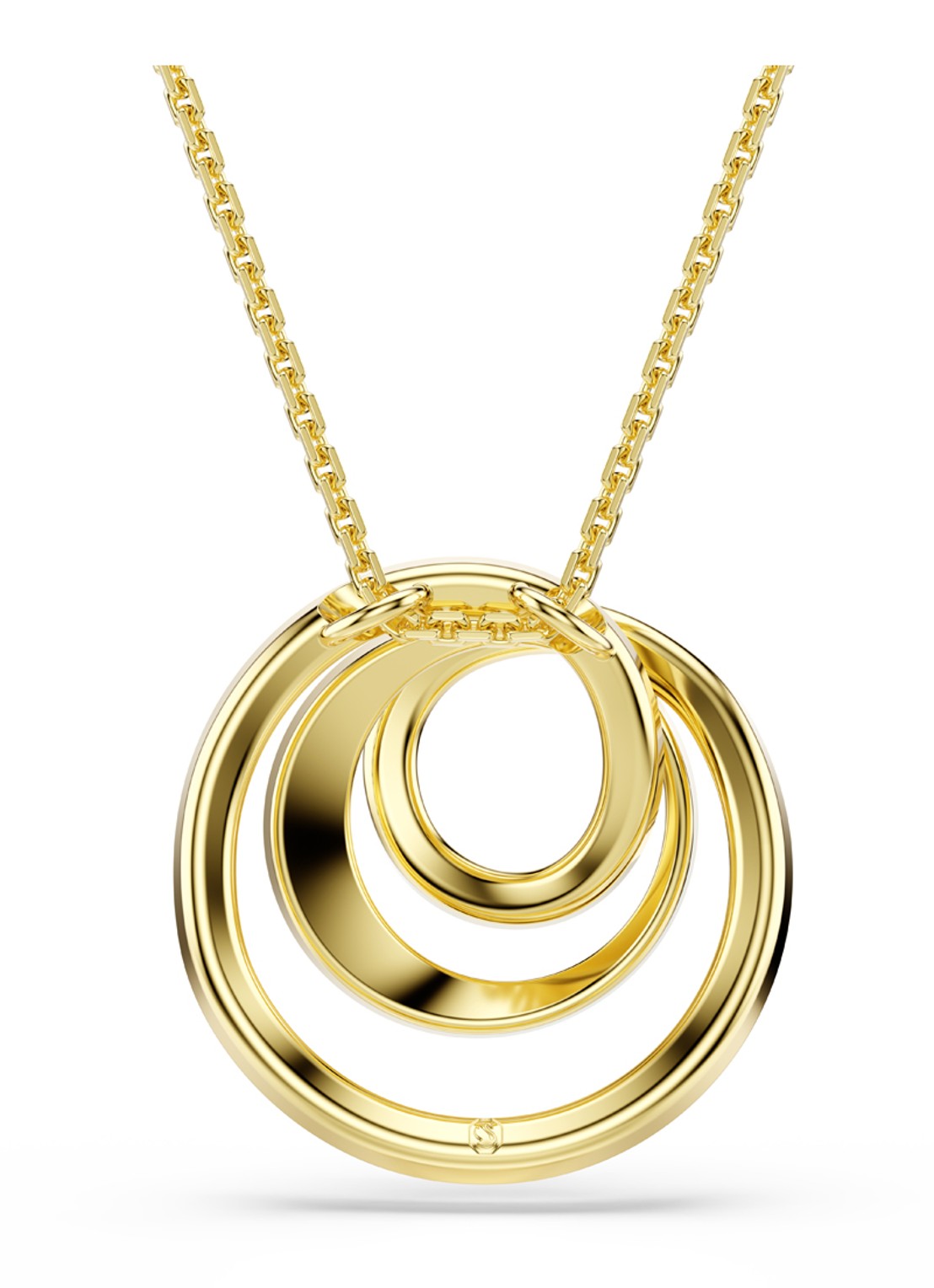 Swarovski Hyperbola ketting met kristal - detail 5 goud