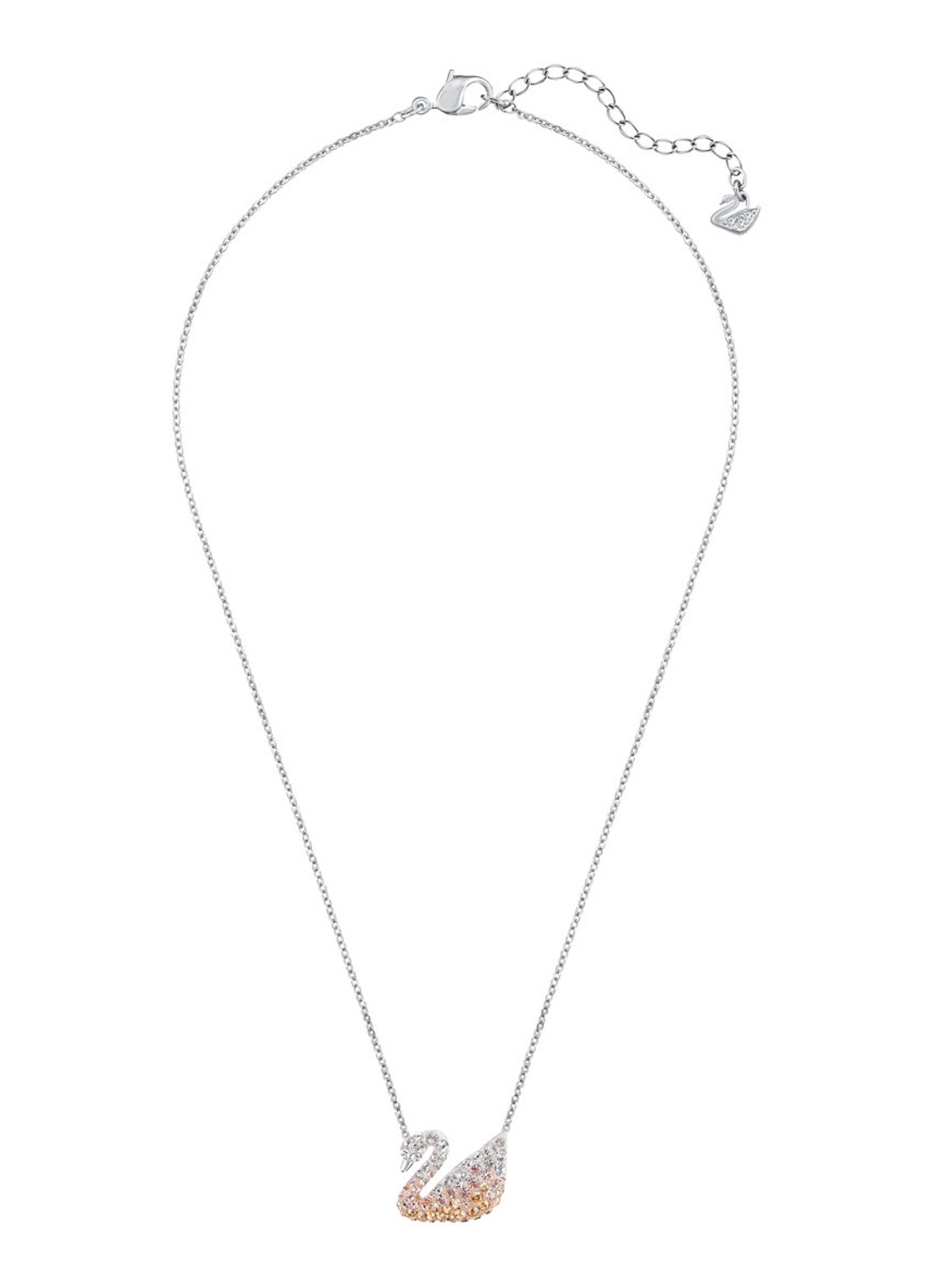 Swarovski Iconic Swan hanger - detail 3 zilver