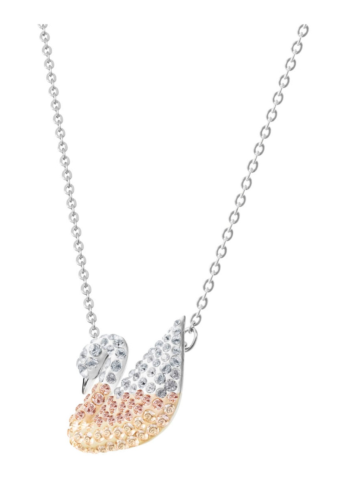 Swarovski Iconic Swan hanger - detail 4 zilver