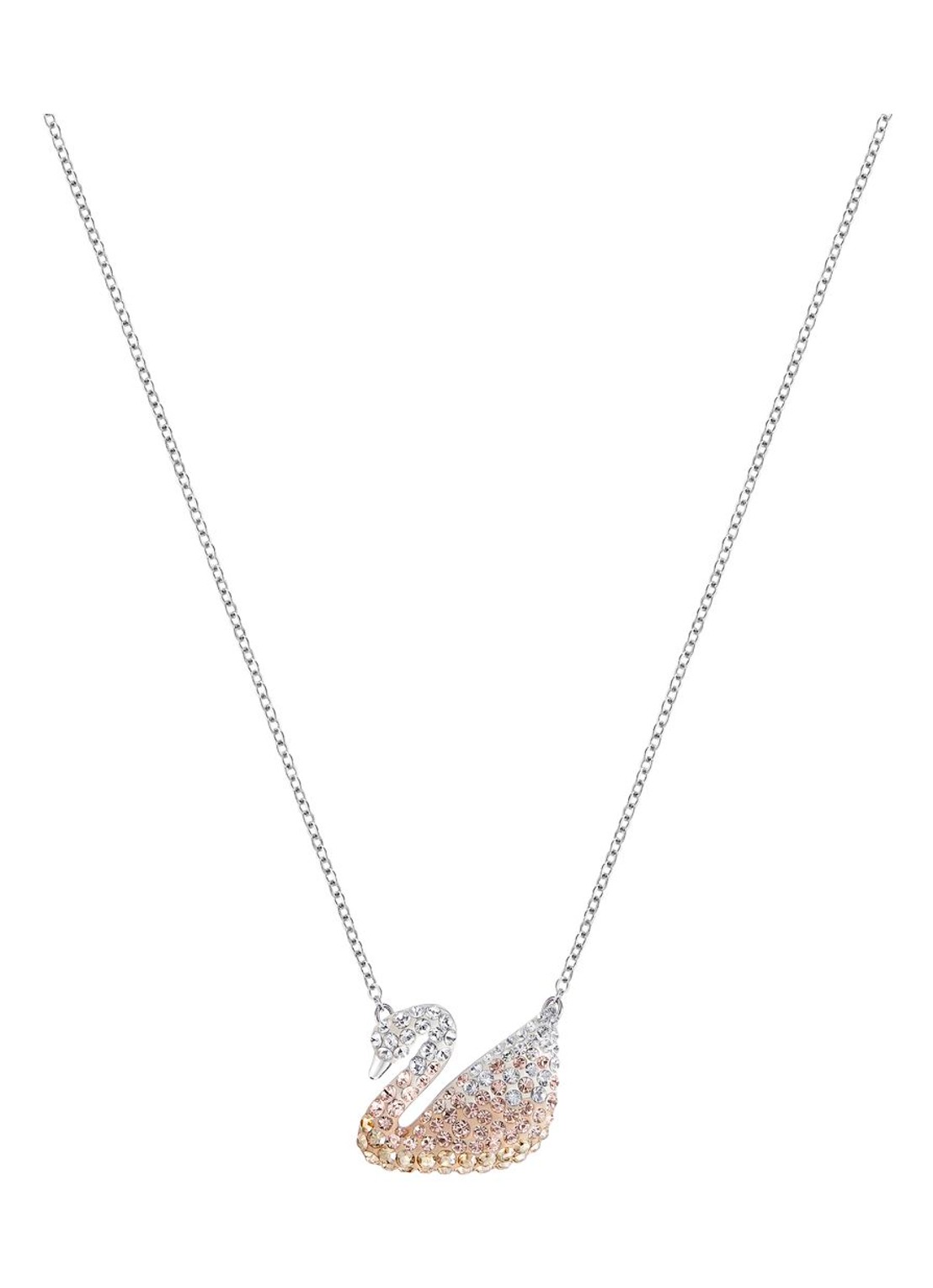 Swarovski Iconic Swan hanger - voorkant zilver