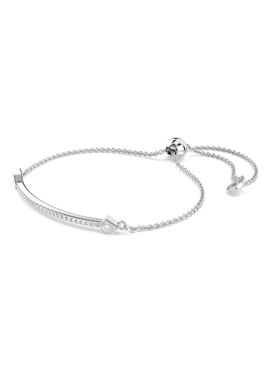 Swarovski Idyllia armband met kristal - detail zilver