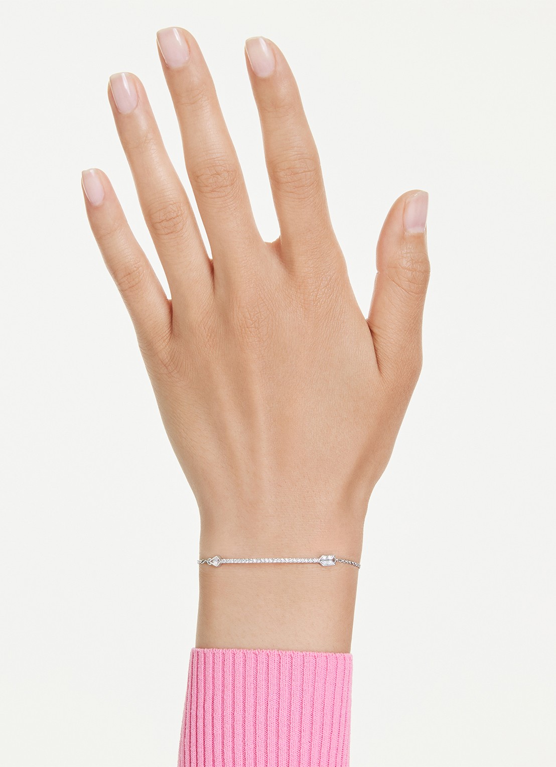 Swarovski Idyllia armband met kristal - detail 5 zilver