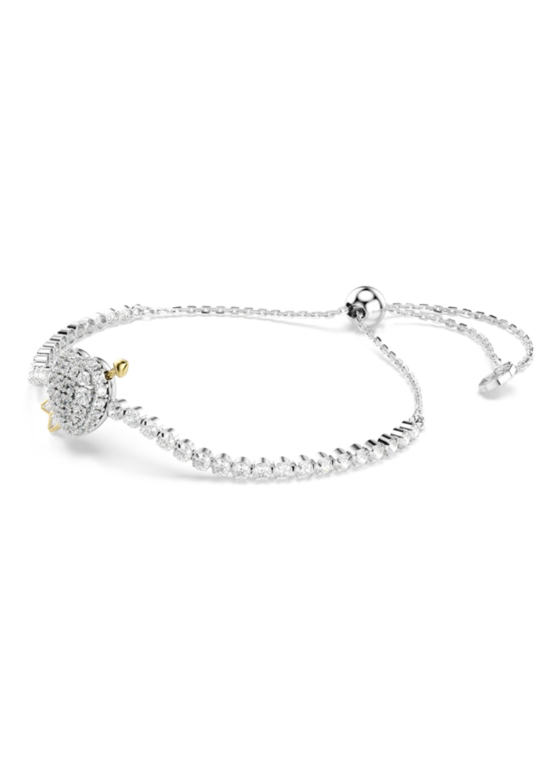 Swarovski Idyllia armband met kristal - detail zilver