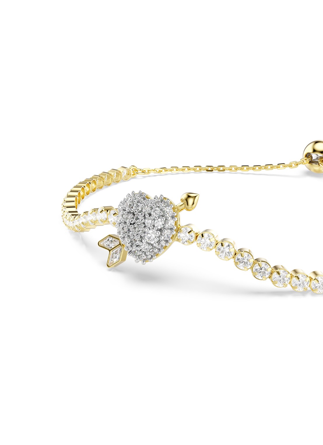 Swarovski Idyllia armband verguld - detail 3 goud