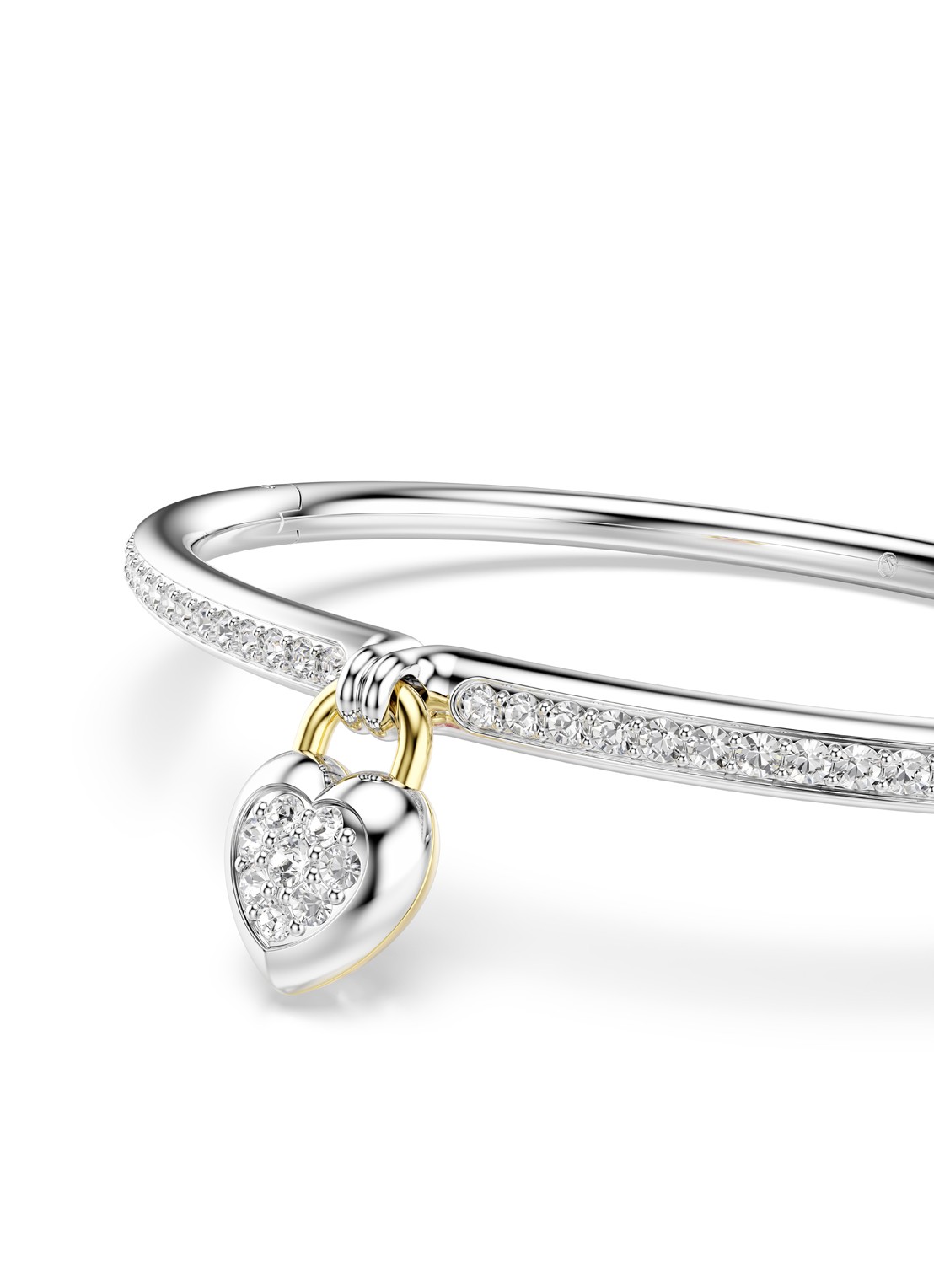 Swarovski Idyllia BANGLE M - detail 3 zilver