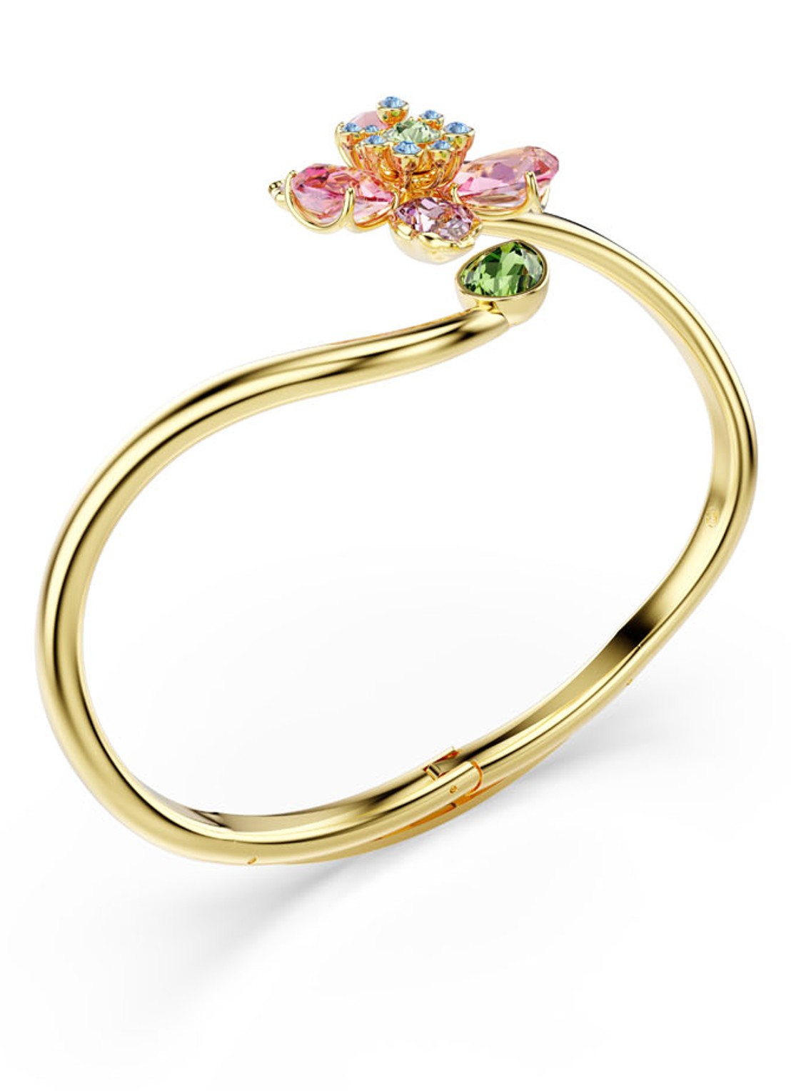 Swarovski Idyllia bangle verguld L  - detail 2 goud