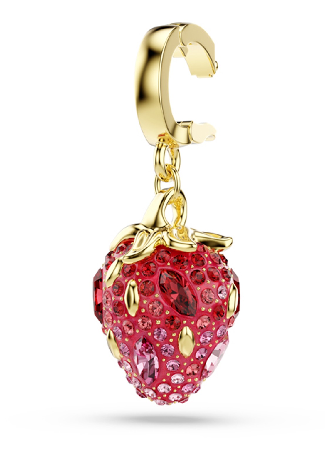Swarovski Idyllia bedeltje met kristal - detail 2 goud