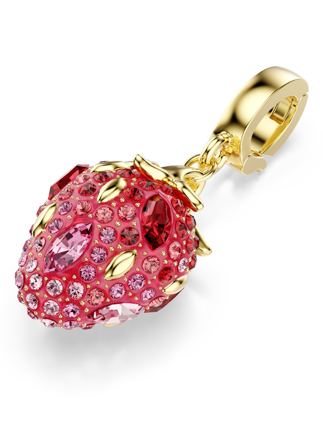 Swarovski Idyllia bedeltje met kristal - detail 3 goud