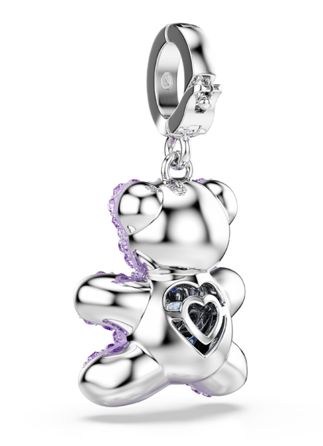 Swarovski Idyllia bedeltje met kristal - detail 5 zilver