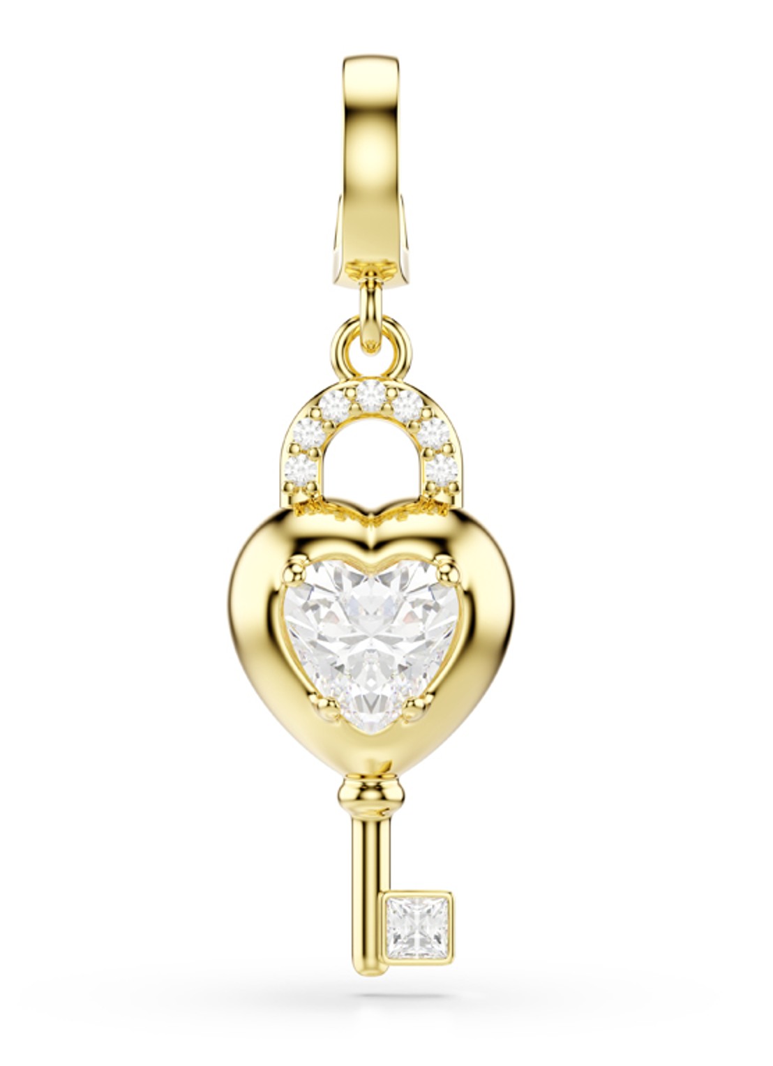 Swarovski Idyllia bedeltje verguld - voorkant 6 goud