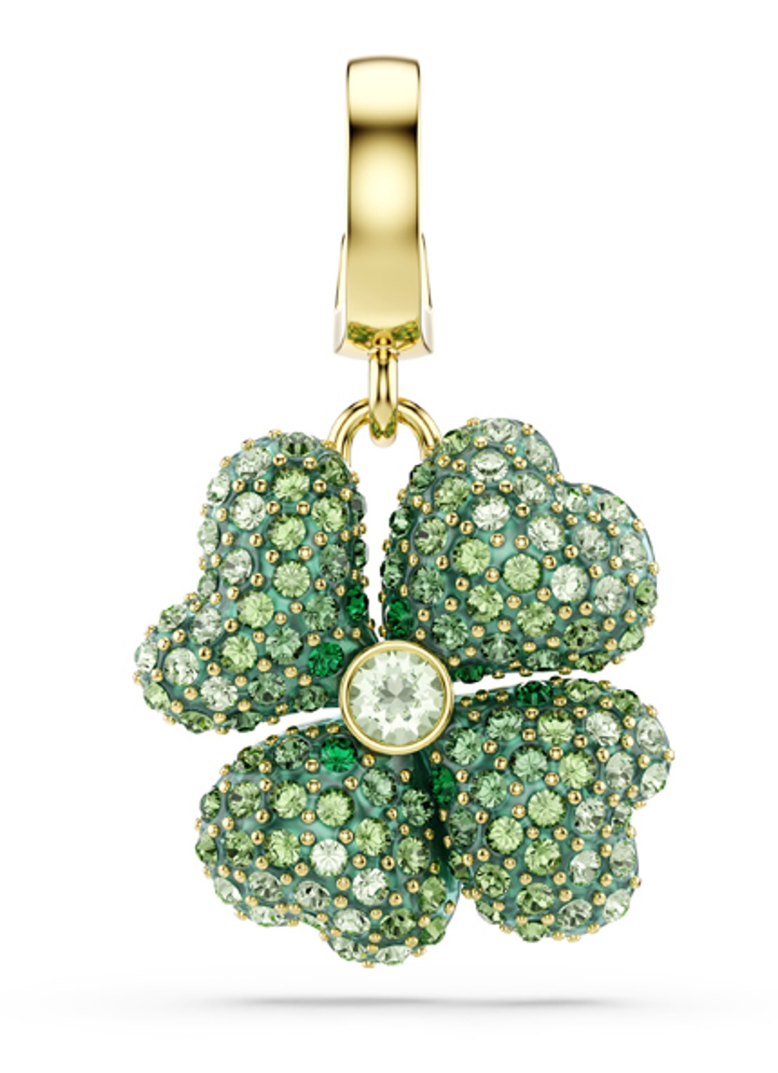 Swarovski Idyllia bedeltje verguld  - voorkant 6 goud