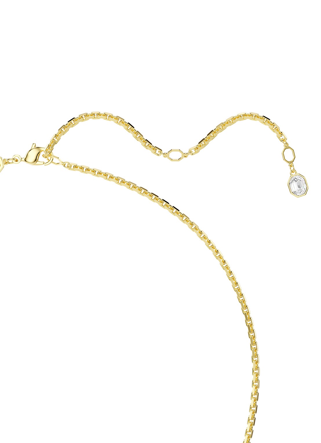 Swarovski Idyllia ketting met kristal - detail 5 goud