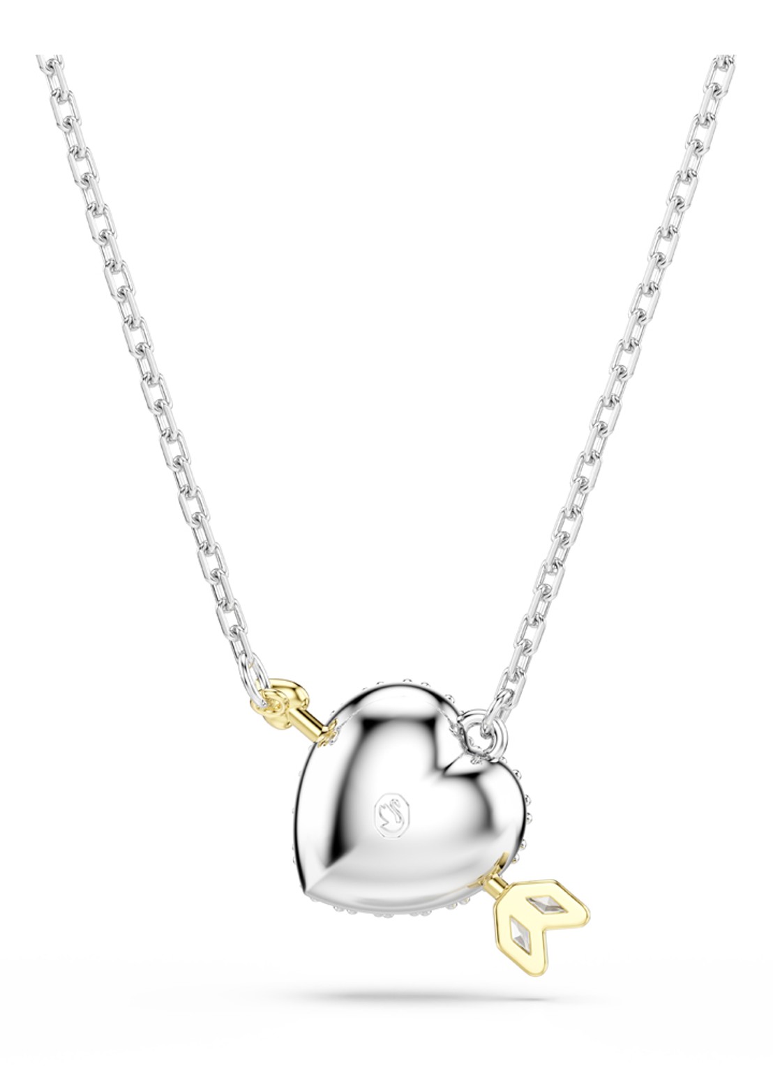Swarovski Idyllia ketting met kristal - detail 4 zilver