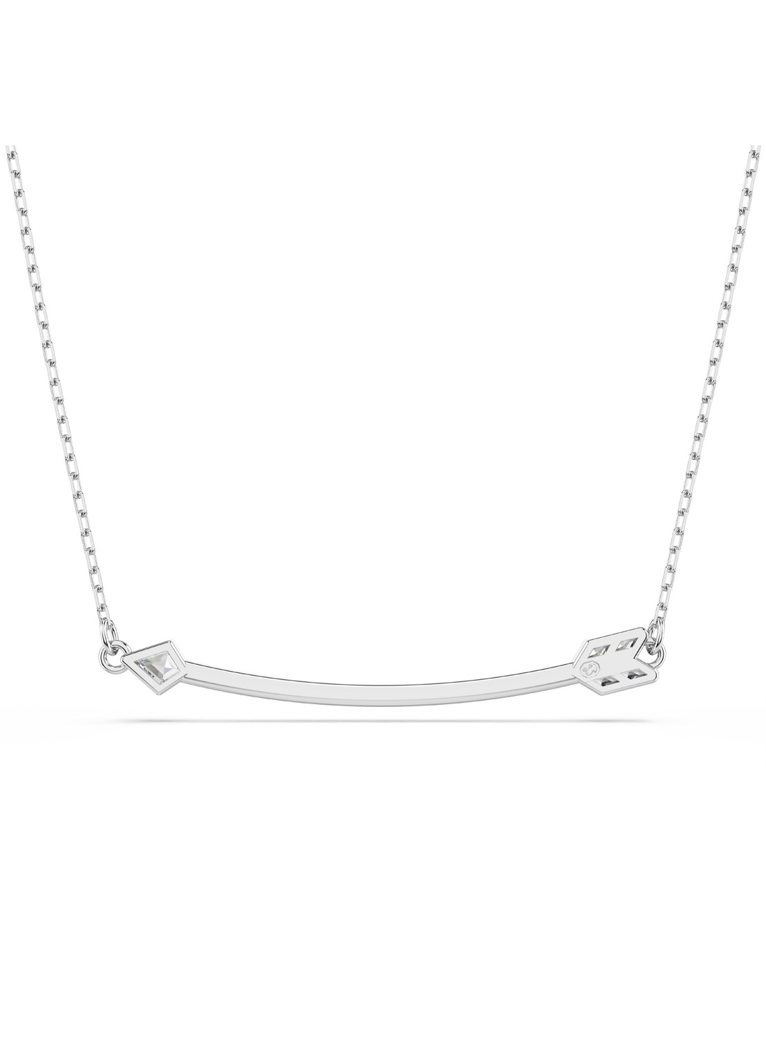 Swarovski Idyllia ketting met kristal - detail 4 zilver