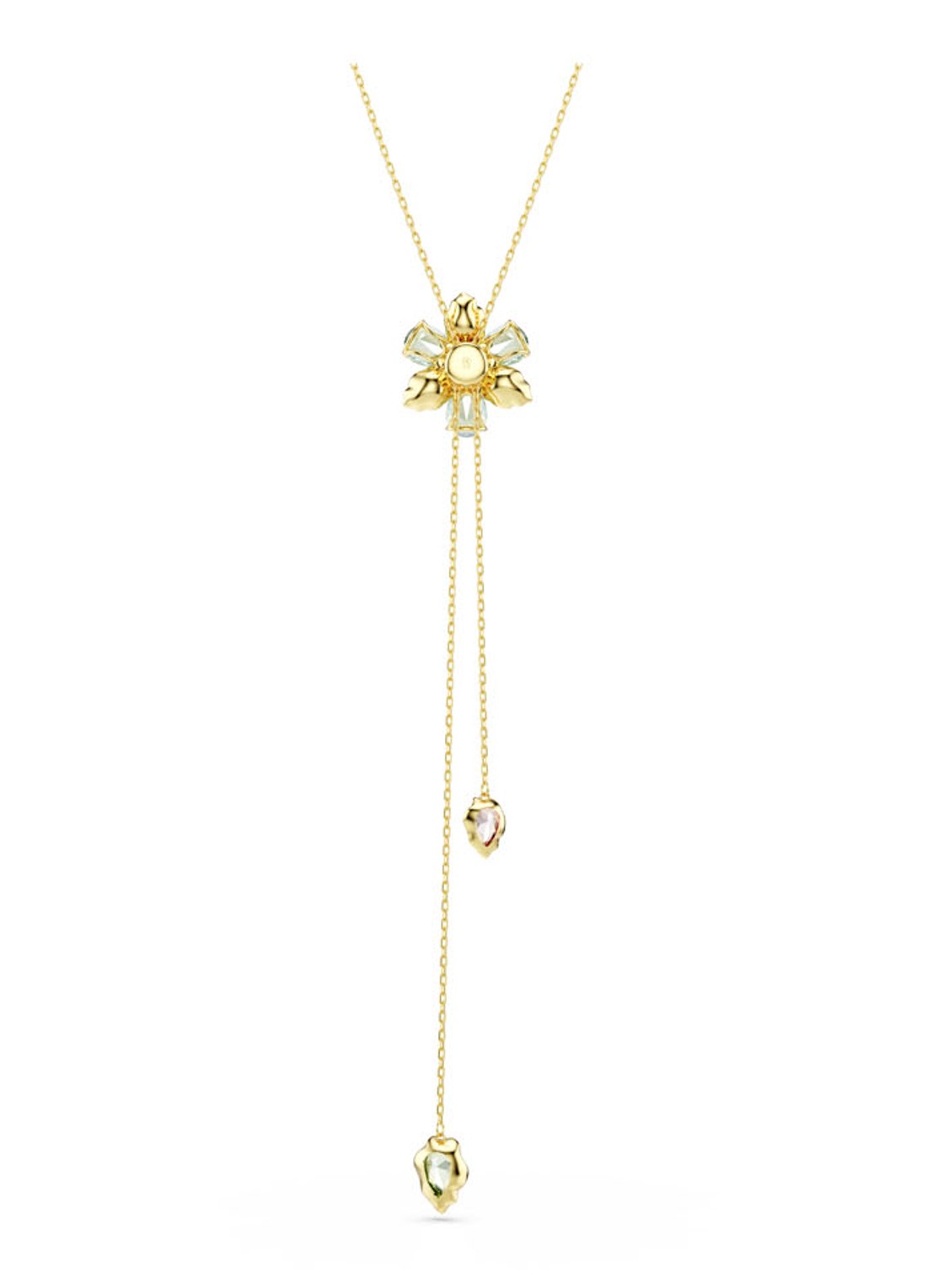Swarovski Idyllia ketting verguld  - detail 3 goud