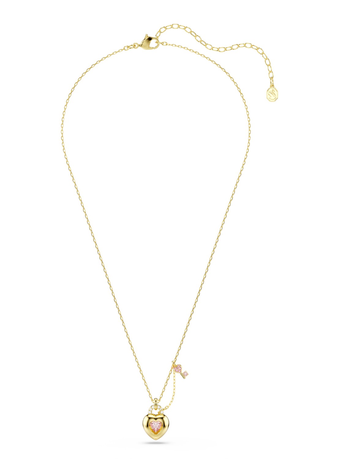 Swarovski Idyllia ketting verguld - detail goud