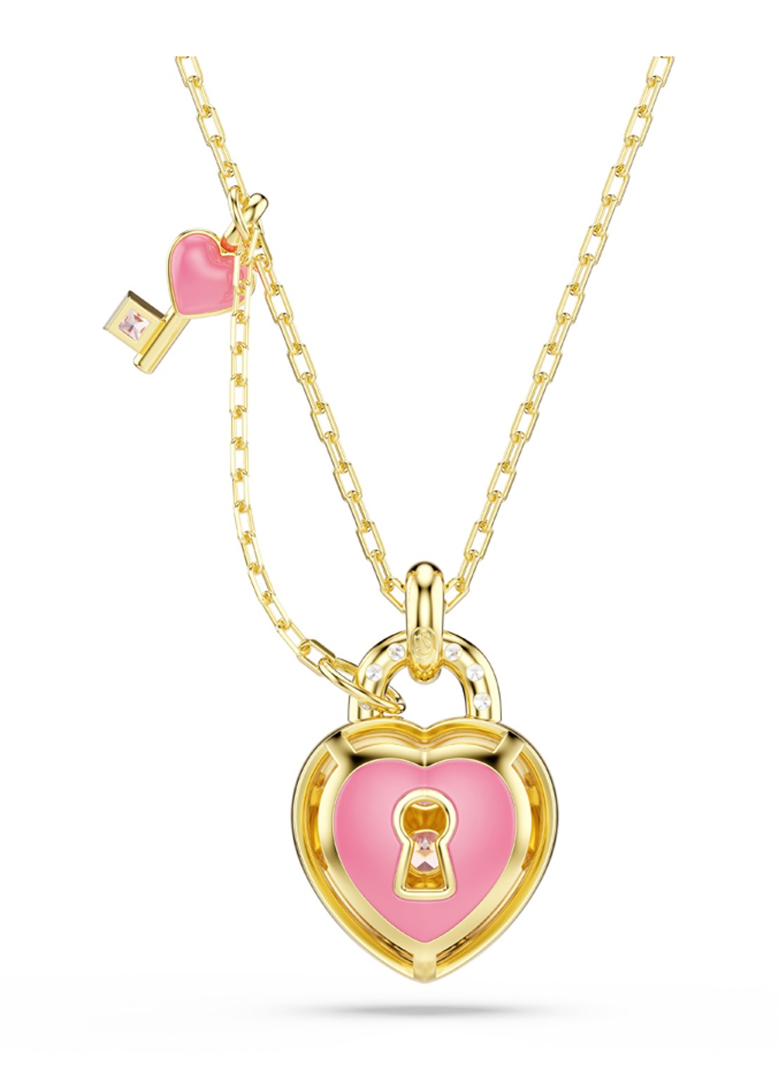 Swarovski Idyllia ketting verguld - detail 4 goud